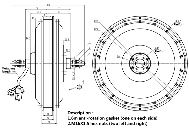 QS 273 V3 72v 8000W Ebike kit  - 72V 5000W Hub Motor Kit review and price