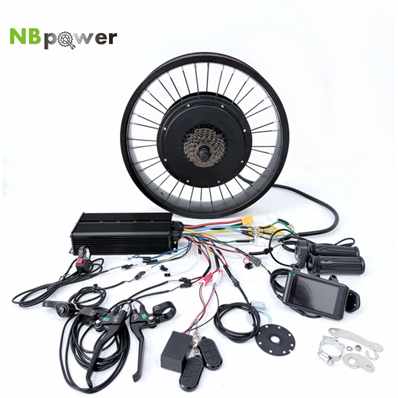 NBpower 170/190mm Dropout 48-7 - Ebike Conversion Kit 72V 3000W review and price
