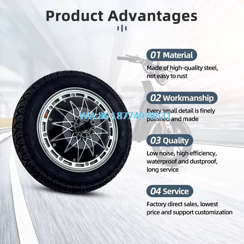 Wmwmnu for 12 Inch Bldc Hub Mo - 72V 5000W Hub Motor Kit review and price